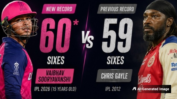 SRH vs RR Eliminator IPL 2026 Vaibhav Sooryavanshi Breaks 14-Year Longstanding Record Of Chris Gayle
