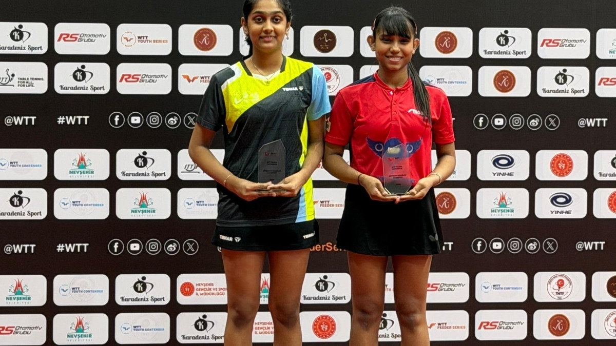 WTT Feeder Pristhina Syndrela Das Divyanshi Bhowmick Clinch Women s Doubles Crown in Pulsating Final WTT Feeder Pristhina Syndrela Das Divyanshi Bhowmick Clinch Women s Doubles Crown in Pulsating Final