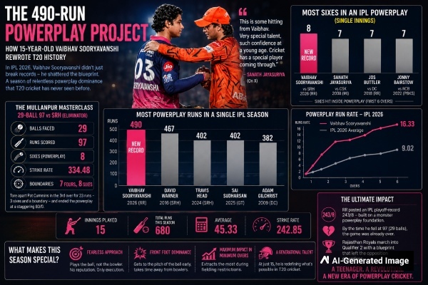 IPL 2026 Analysis How Vaibhav Sooryavanshi Rewrote T20 History IPL 2026 Analysis How Vaibhav Sooryavanshi Rewrote T20 History