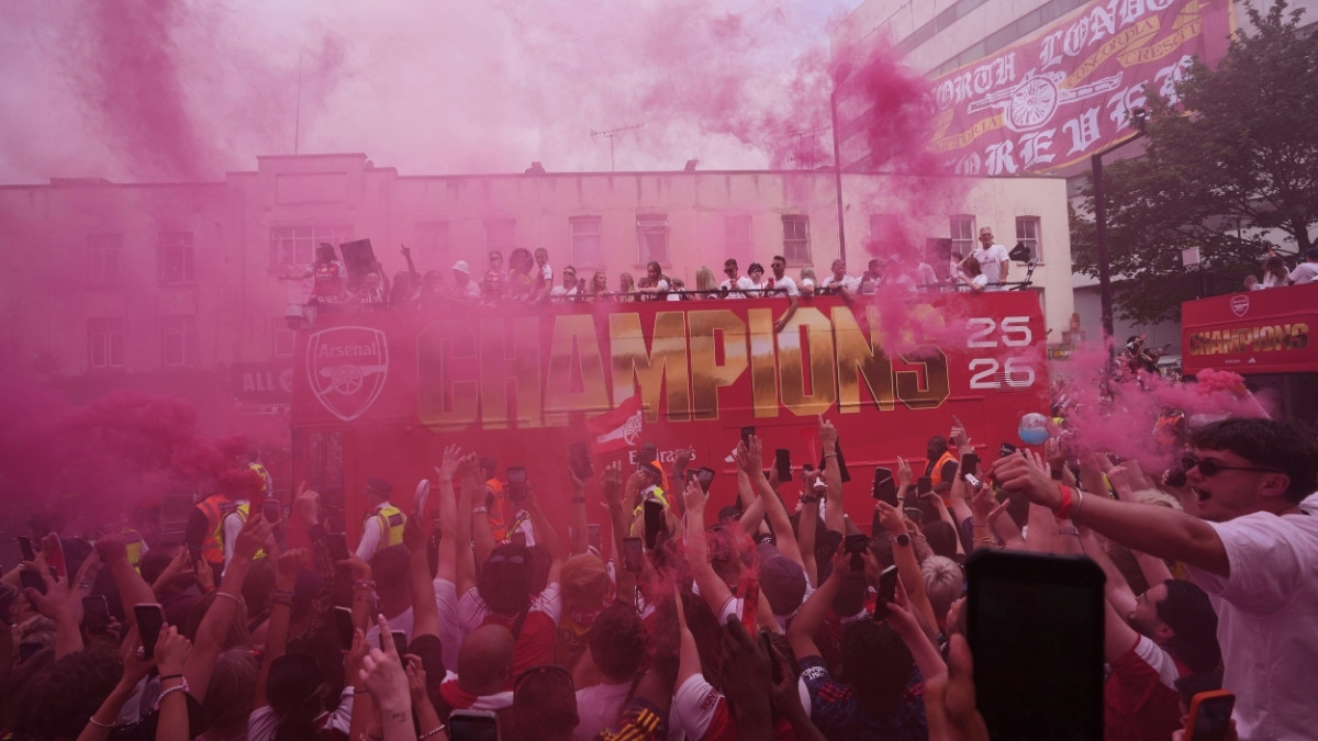 Arsenal Parade 2026 Over 1 Million Create History Paints London Red as Gooners Embrace Premier League Champions Arsenal Parade 2026 Over 1 Million Create History Paints London Red as Gooners Embrace Premier League Champions