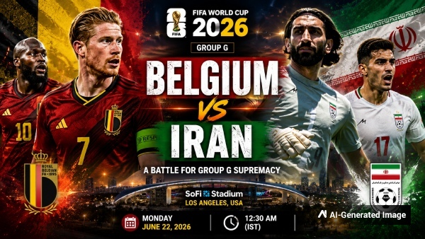 Belgium vs Iran De Bruyne and Taremi Set for Crucial Group G Battle at FIFA World Cup 2026 Belgium vs Iran De Bruyne and Taremi Set for Crucial Group G Battle at FIFA World Cup 2026