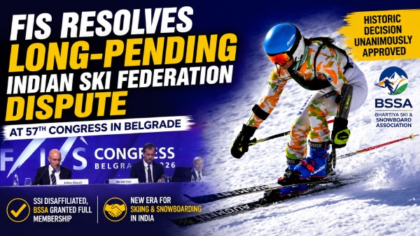 FIS Recognises BSSA as India s Official Ski Federation Ends Four-Year Dispute
