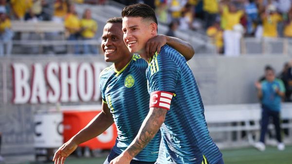 Colombia beat Jordan as Arias scores twice