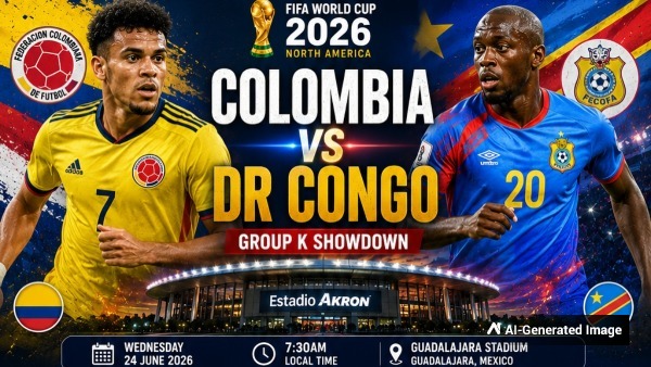 FIFA World Cup 2026 Colombia vs DR Congo Analysis Possession Counterattacks and the Battle to Take Control of Group K