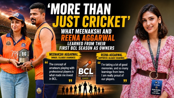 Gujarat Diamonds Owners Meenakshi and Reena Aggarwal Reflect on Lessons From Their First BCL Season Gujarat Diamonds Owners Meenakshi and Reena Aggarwal Reflect on Lessons From Their First BCL Season