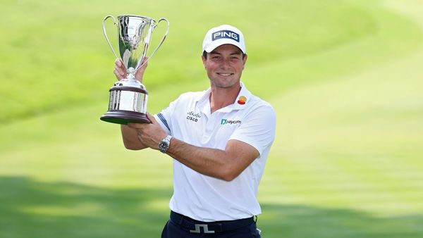 Hovland Edges Scheffler in Playoff