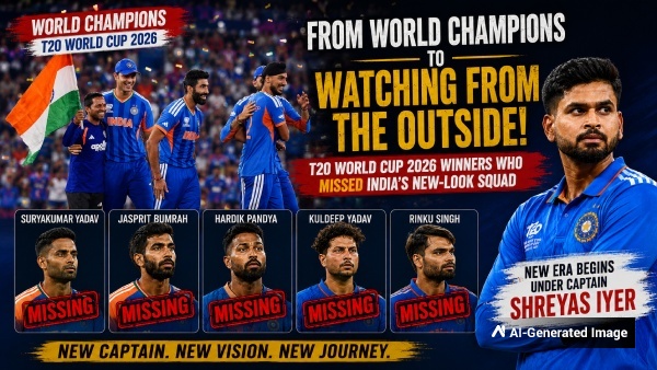 From World Champions to Missing Out Suryakumar Yadav Rinku Singh Among Five World Cup Winners Missing From Shreyas Iyer-led India T20 Squad From World Champions to Missing Out Suryakumar Yadav Rinku Singh Among Five World Cup Winners Missing From Shreyas Iyer-led India T20 Squad