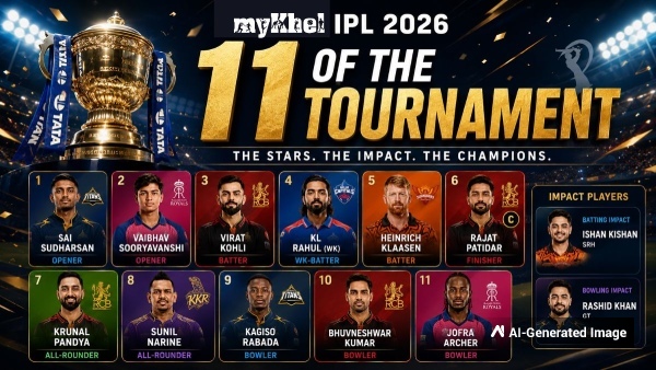 MyKhel IPL 2026 Team of the Season Patidar Leads Star-Studded XI