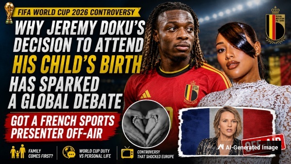 Jeremy Doku FIFA World Cup 2026 Controversy Explained Family-First Decision Global Debate and French Presenter Suspension Jeremy Doku FIFA World Cup 2026 Controversy Explained Family-First Decision Global Debate and French Presenter Suspension