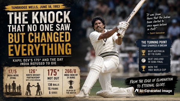 Kapil Dev’s 175* and the Day India Refused to Die in ICC World Cup 1983