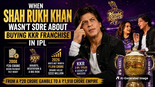 Shah Rukh Khan Had Second Thoughts About a 20 Crore IPL Investment KKR Is Now Worth Nearly 2 000 Crore Shah Rukh Khan Had Second Thoughts About a 20 Crore IPL Investment KKR Is Now Worth Nearly 2 000 Crore