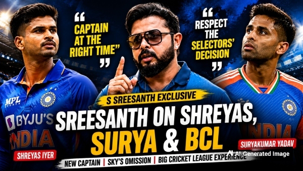 ‘Shreyas Iyer Named India Captain at the Right Time’: Sreesanth Backs New T20 Leader, Opens Up on SKY and BCL
