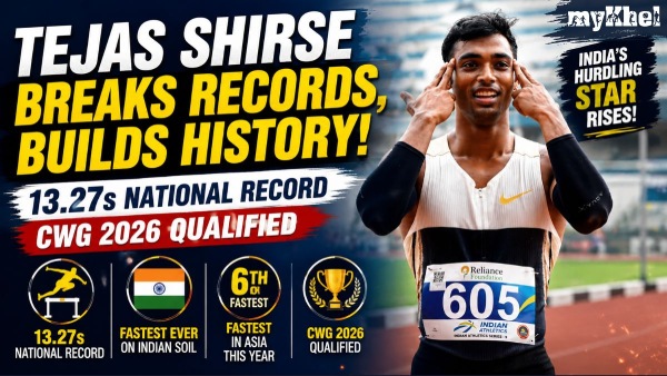 Tejas Shirse Breaks 110m Hurdles National Record Books Commonwealth Games Berth with Historic 13 27s