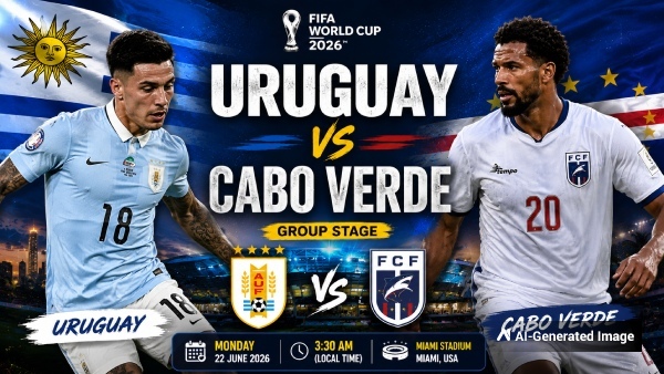 FIFA World Cup 2026 Uruguay vs Cabo Verde Two-Time Champions Face World Cup s Newest Fairytale Story FIFA World Cup 2026 Uruguay vs Cabo Verde Two-Time Champions Face World Cup s Newest Fairytale Story