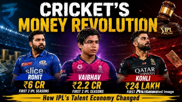 Vaibhav Sooryavanshi vs Rohit Sharma and Virat Kohli The IPL Salary Gap That Shows How Cricket Has Changed Vaibhav Sooryavanshi vs Rohit Sharma and Virat Kohli The IPL Salary Gap That Shows How Cricket Has Changed