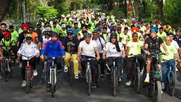 World Bicycle Day with Mandaviya and Massey World Bicycle Day with Mandaviya and Massey