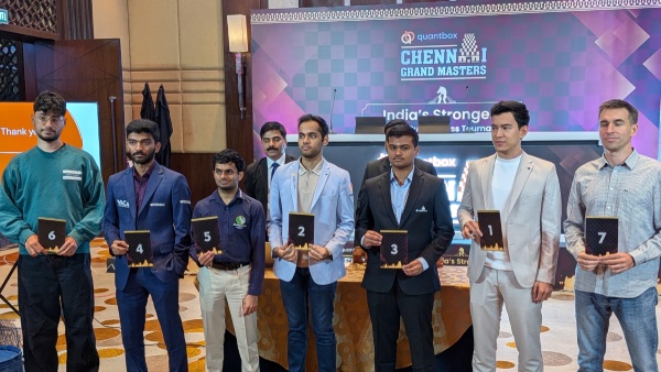 Quantbox Chennai Grand Masters 2026 Gukesh vs Nihal Headlines Opening Round Full Schedule Format Players amp amp Prize Money Explained Quantbox Chennai Grand Masters 2026 Gukesh vs Nihal Headlines Opening Round Full Schedule Format Players amp amp Prize Money Explained