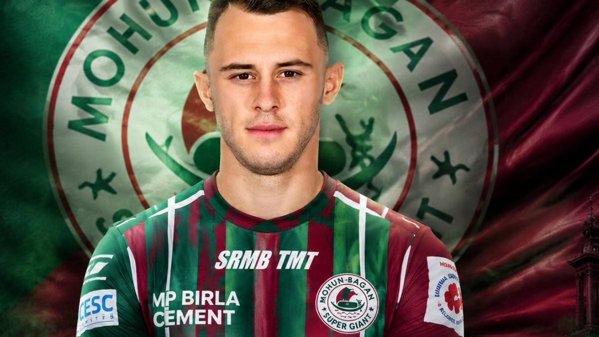 Mohun Bagan Super Giant Sign Serbian Midfielder Dejan Drazic on Two-Year Deal Mohun Bagan Super Giant Sign Serbian Midfielder Dejan Drazic on Two-Year Deal