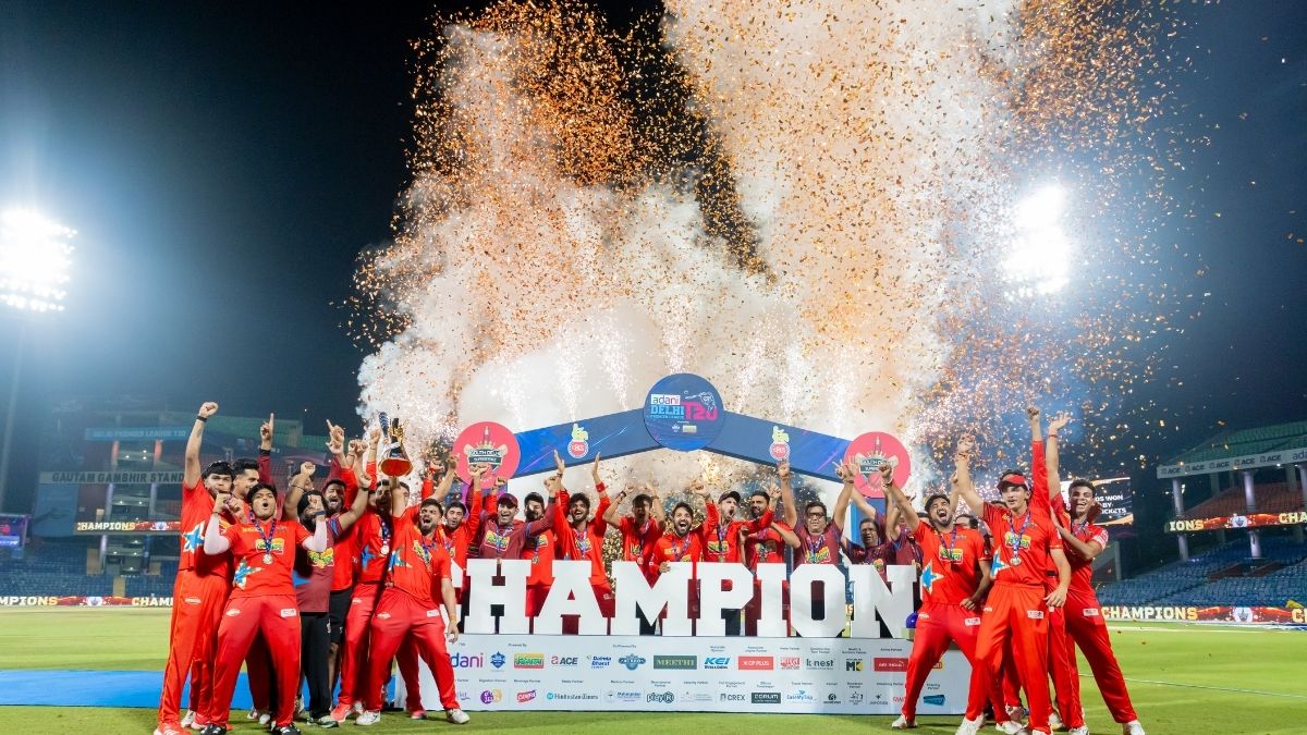 DPL 2026 South Delhi Superstarz Crowned DPL 2026 Champions After 7-Wicket Win Over Central Delhi Kings DPL 2026 South Delhi Superstarz Crowned DPL 2026 Champions After 7-Wicket Win Over Central Delhi Kings