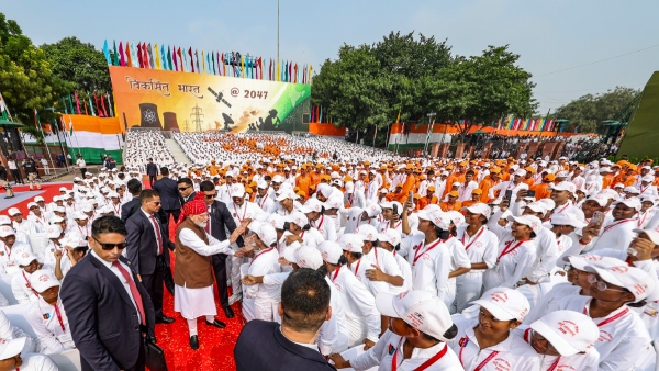 PM Modi Announces Nationwide Talent Hunt For 5-15-Year-Olds With 2036 Olympics In Sight PM Modi Announces Nationwide Talent Hunt For 5-15-Year-Olds With 2036 Olympics In Sight