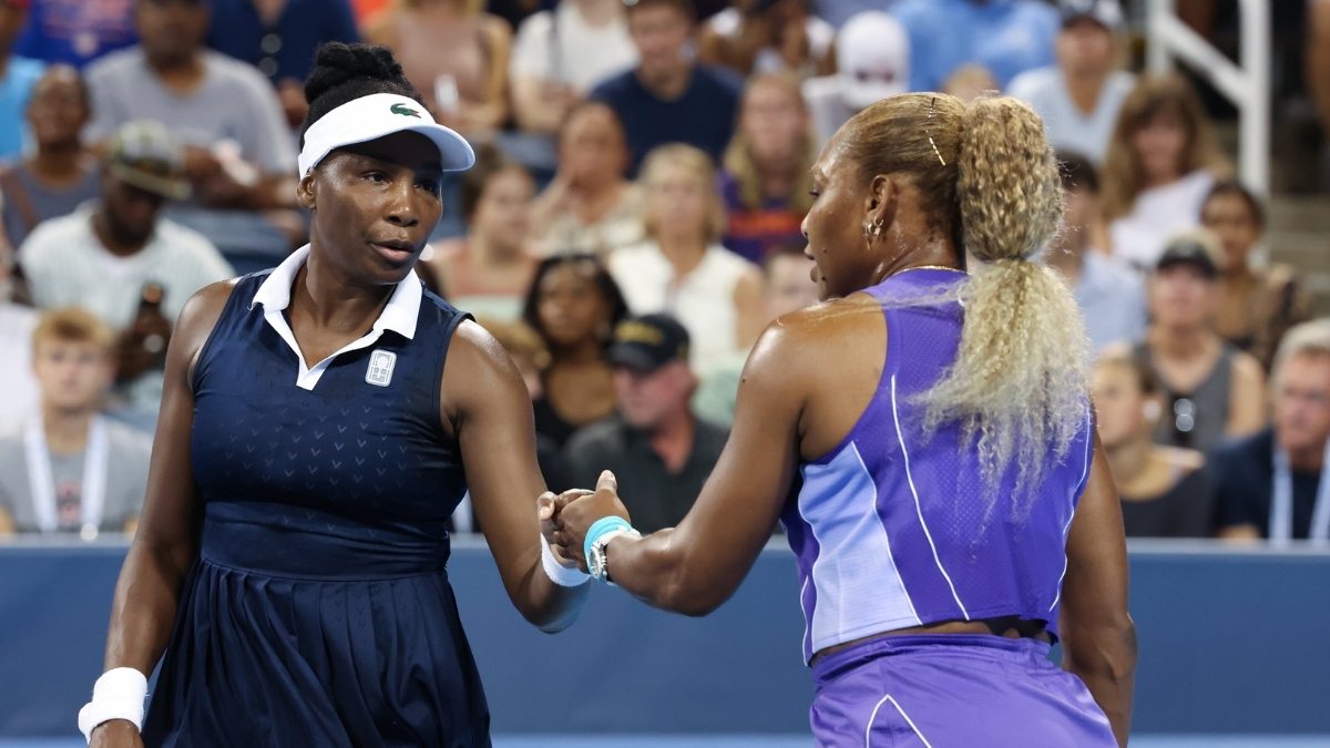 Serena and Venus Williams' long-awaited reunion ends in defeat