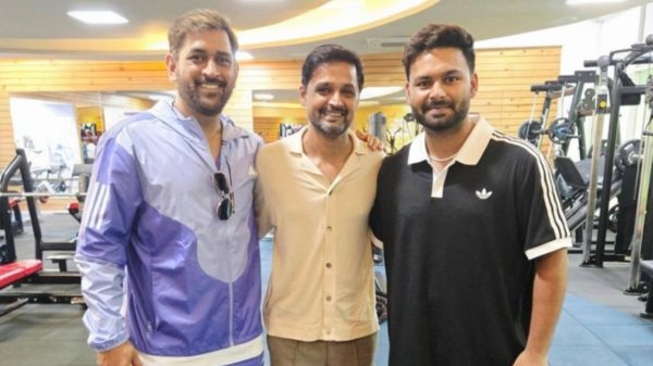 Rishabh Pant Trains With MS Dhoni Ahead of Sri Lanka Tests, Ranchi Photo Goes Viral