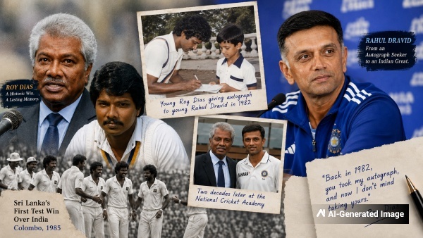 When Young Rahul Dravid Asked for Roy Dias Autograph Sri Lankan Great Recalls Special Bond