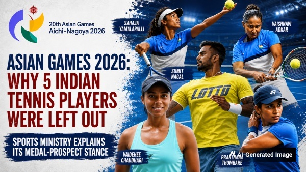 Asian Games 2026 Why Were Five Indian Tennis Players Sidelined Sports Ministry Explains Its Medal-Prospect Stance