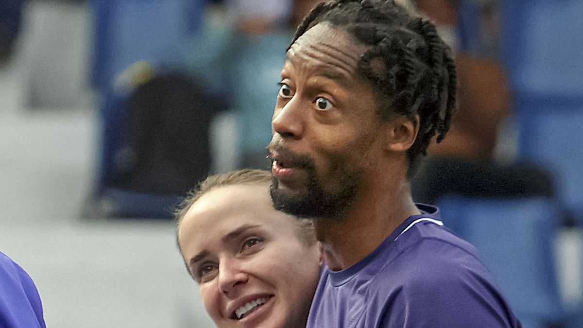 Happy Wife Happy Life Elina amp amp Gael Monfils Celebrate US Open Mixed Doubles Semifinal Run Happy Wife Happy Life Elina amp amp Gael Monfils Celebrate US Open Mixed Doubles Semifinal Run