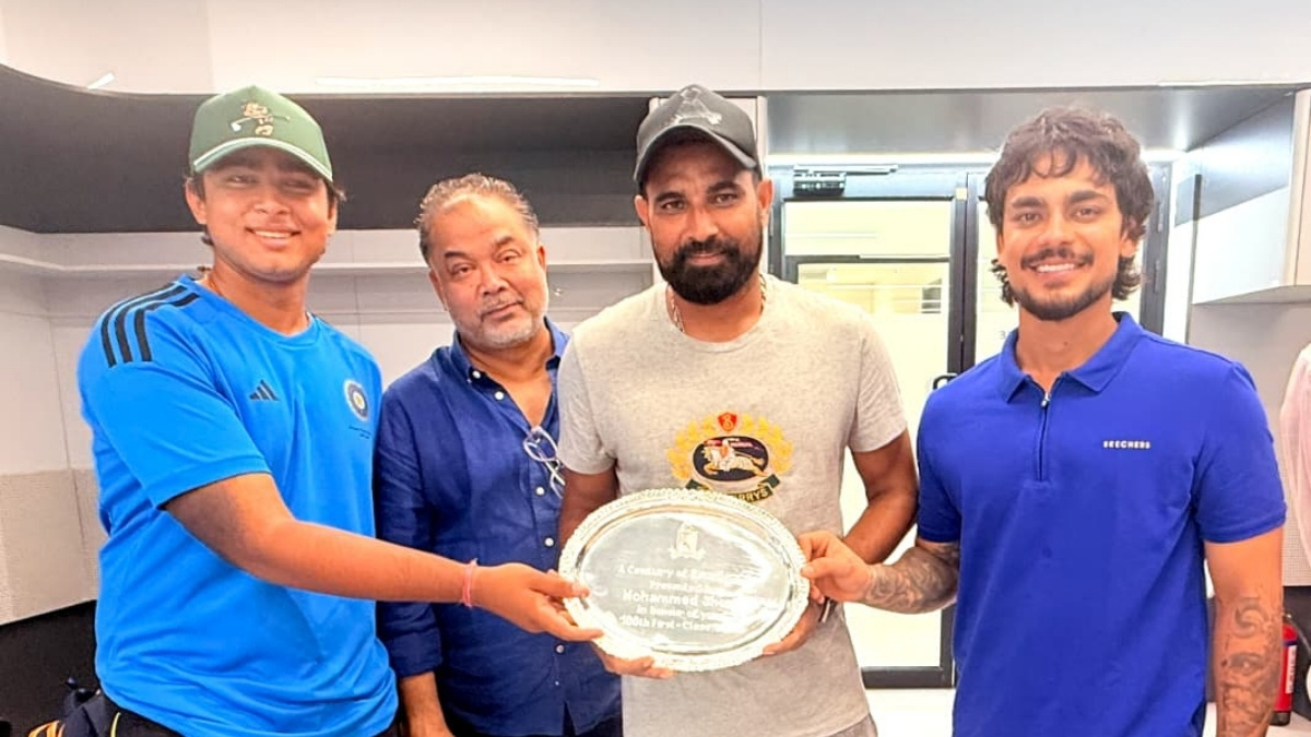 Mohammed Shami Set for 100th First-Class Match CAB Felicitates Bengal Pacer Ahead of Duleep Trophy Final Mohammed Shami Set for 100th First-Class Match CAB Felicitates Bengal Pacer Ahead of Duleep Trophy Final