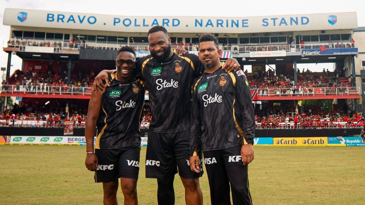 TKR Icons Bravo Pollard and Narine Honoured as Queen s Park Oval Renames Stand After Trinidad Trio TKR Icons Bravo Pollard and Narine Honoured as Queen s Park Oval Renames Stand After Trinidad Trio