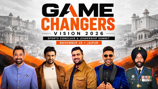 GAME CHANGERS VISION 2026 Jaipur To Host Sports Conclave On November 29 GAME CHANGERS VISION 2026 Jaipur To Host Sports Conclave On November 29