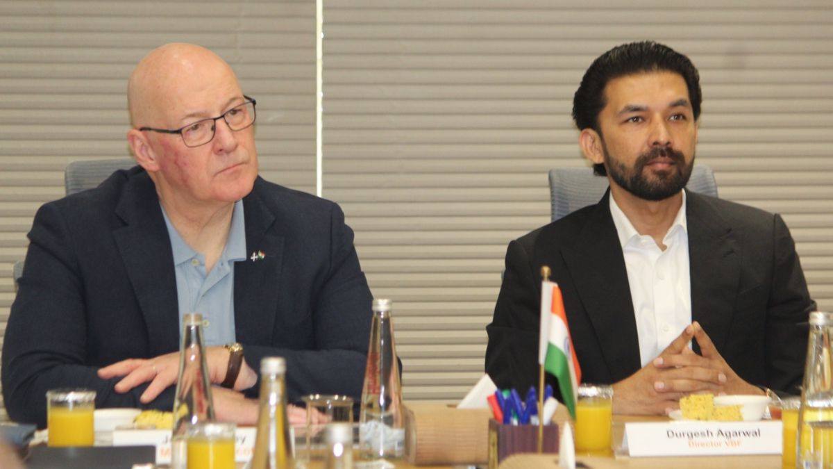 Scotland First Minister John Swinney Visits VBF Campus in Ahmedabad to Discuss Commonwealth Games & Sports Development