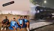 ಗುಜರಾತ್ ಟೈಟಾನ್ಸ್ ತಂಡದ ಬಸ್‌ನಲ್ಲಿ ಕಾಣಿಸಿಕೊಂಡ ಬೆಂಕಿ; ತಪ್ಪಿದ ಅನಾಹುತ