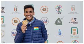 ಶೂಟಿಂಗ್ ವಿಶ್ವಕಪ್‌ನಲ್ಲಿ ಚಿನ್ನದ ಪದಕ ಗೆದ್ದ ಭಾರತದ ಐಶ್ವರ್ಯ್ 