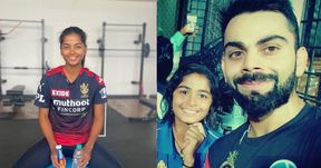 WPL 2023 RCB: ವಿರಾಟ್ ಕೊಹ್ಲಿಯೊಂದಿಗಿನ ಅದ್ಭುತ ಕ್ಷಣವನ್ನು ನೆನಪಿಸಿಕೊಂಡ ಆರ್‌ಸಿಬಿಯ ಶ್ರೇಯಾಂಕಾ ಪಾಟೀಲ್ 