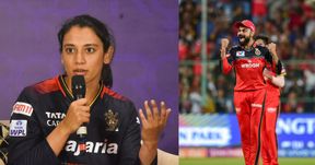 WPL 2023: ವಿರಾಟ್ ಕೊಹ್ಲಿಯೊಂದಿಗೆ ಹೋಲಿಕೆ ಬಗ್ಗೆ ಆರ್ಸಿಬಿ ನಾಯಕಿ ಸ್ಮೃತಿ ಮಂಧಾನ ಹೇಳಿದ್ದೇನು? WPL 2023: ವಿರಾಟ್ ಕೊಹ್ಲಿಯೊಂದಿಗೆ ಹೋಲಿಕೆ ಬಗ್ಗೆ ಆರ್ಸಿಬಿ ನಾಯಕಿ ಸ್ಮೃತಿ ಮಂಧಾನ ಹೇಳಿದ್ದೇನು?