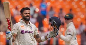 Virat Kohli century: 28ನೇ ಟೆಸ್ಟ್ ಶತಕ ಸಿಡಿಸಿದ ಕೊಹ್ಲಿ: ಟೆಸ್ಟ್ ಮಾದರಿಯಲ್ಲೂ ವಿರಾಟ್ ಶತಕದ ಬರ ಅಂತ್ಯ Virat Kohli century: 28ನೇ ಟೆಸ್ಟ್ ಶತಕ ಸಿಡಿಸಿದ ಕೊಹ್ಲಿ: ಟೆಸ್ಟ್ ಮಾದರಿಯಲ್ಲೂ ವಿರಾಟ್ ಶತಕದ ಬರ ಅಂತ್ಯ