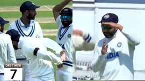 DRS ಮನವಿಯಲ್ಲಿ ಮುಂದುವರಿದ ರೋಹಿತ್ ಕ್ರಿಯೇಟಿವಿಟಿ!: ಅಂಪಾಯರ್, ಅಭಿಮಾನಿಗಳನ್ನು ಯಾಮಾರಿಸಿದ ರೋಹಿತ್ DRS ಮನವಿಯಲ್ಲಿ ಮುಂದುವರಿದ ರೋಹಿತ್ ಕ್ರಿಯೇಟಿವಿಟಿ!: ಅಂಪಾಯರ್, ಅಭಿಮಾನಿಗಳನ್ನು ಯಾಮಾರಿಸಿದ ರೋಹಿತ್