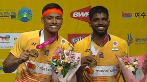 Korea Open 2023 Final: ಇಂಡೋನೇಷ್ಯಾ ಜೋಡಿ ಸೋಲಿಸಿ ಡಬಲ್ಸ್ ಪ್ರಶಸ್ತಿ ಗೆದ್ದ ಚಿರಾಗ್-ಸಾತ್ವಿಕ್ ಜೋಡಿ Korea Open 2023 Final: ಇಂಡೋನೇಷ್ಯಾ ಜೋಡಿ ಸೋಲಿಸಿ ಡಬಲ್ಸ್ ಪ್ರಶಸ್ತಿ ಗೆದ್ದ ಚಿರಾಗ್-ಸಾತ್ವಿಕ್ ಜೋಡಿ