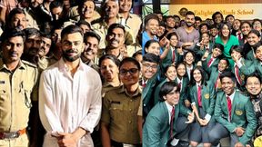 ಬೆಂಗಳೂರಿನಲ್ಲಿ ವಿರಾಟ್ ಕೊಹ್ಲಿ ಹವಾ; ವಿದ್ಯಾರ್ಥಿಗಳು, ಪೊಲೀಸರೊಂದಿಗೆ ಪೋಸ್ ಕೊಟ್ಟ ಆರ್ಸಿಬಿ ಕಿಂಗ್ ಬೆಂಗಳೂರಿನಲ್ಲಿ ವಿರಾಟ್ ಕೊಹ್ಲಿ ಹವಾ; ವಿದ್ಯಾರ್ಥಿಗಳು, ಪೊಲೀಸರೊಂದಿಗೆ ಪೋಸ್ ಕೊಟ್ಟ ಆರ್ಸಿಬಿ ಕಿಂಗ್