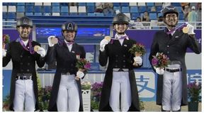Asian Games: ಕುದುರೆ ಸವಾರಿಯಲ್ಲಿ 41 ವರ್ಷಗಳ ಬಳಿಕ ಚಿನ್ನದ ಪದಕ ಗೆದ್ದ ಭಾರತ Asian Games: ಕುದುರೆ ಸವಾರಿಯಲ್ಲಿ 41 ವರ್ಷಗಳ ಬಳಿಕ ಚಿನ್ನದ ಪದಕ ಗೆದ್ದ ಭಾರತ