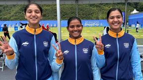 Asian Games 2023: ಅರ್ಚರಿಯಲ್ಲಿ ವಿಯೆಟ್ನಾಂ ಸೋಲಿಸಿ ಕಂಚಿನ ಪದಕ ಗೆದ್ದ ಭಾರತ ಮಹಿಳಾ ತಂಡ Asian Games 2023: ಅರ್ಚರಿಯಲ್ಲಿ ವಿಯೆಟ್ನಾಂ ಸೋಲಿಸಿ ಕಂಚಿನ ಪದಕ ಗೆದ್ದ ಭಾರತ ಮಹಿಳಾ ತಂಡ