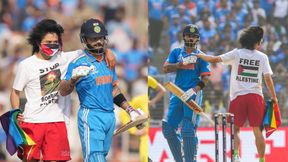 IND vs AUS: ಫೈನಲ್‌ನಲ್ಲಿ ಭದ್ರತಾ ವೈಫಲ್ಯ; ಮೈದಾನಕ್ಕೆ ನುಗ್ಗಿ ಕೊಹ್ಲಿ ತಬ್ಬಿಕೊಳ್ಳಲು ಯತ್ನಿಸಿದ ಪ್ಯಾಲೆಸ್ಟೈನ್ ಬೆಂಬಲಿಗ