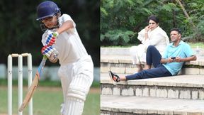 ಕೂಚ್ ಬೆಹಾರ್ ಟ್ರೋಫಿ: ಮೈಸೂರಿನಲ್ಲಿ ಮಗನ ಆಟ ಕಣ್ತುಂಬಿಕೊಂಡ ಟೀಮ್ ಇಂಡಿಯಾ ಕೋಚ್ ರಾಹುಲ್ ದ್ರಾವಿಡ್! ಕೂಚ್ ಬೆಹಾರ್ ಟ್ರೋಫಿ: ಮೈಸೂರಿನಲ್ಲಿ ಮಗನ ಆಟ ಕಣ್ತುಂಬಿಕೊಂಡ ಟೀಮ್ ಇಂಡಿಯಾ ಕೋಚ್ ರಾಹುಲ್ ದ್ರಾವಿಡ್!