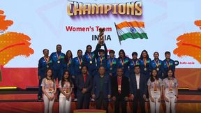 Badminton Asian Team Championship: ಥಾಯ್ಲೆಂಡ್ ಮಣಿಸಿ ಚೊಚ್ಚಲ ಪ್ರಶಸ್ತಿ ಗೆದ್ದ ಭಾರತ ಮಹಿಳಾ ತಂಡ Badminton Asian Team Championship: ಥಾಯ್ಲೆಂಡ್ ಮಣಿಸಿ ಚೊಚ್ಚಲ ಪ್ರಶಸ್ತಿ ಗೆದ್ದ ಭಾರತ ಮಹಿಳಾ ತಂಡ
