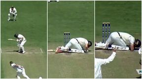 ಬ್ಯಾಟ್ಸ್ಮನ್ ತಲೆಗೆ ಬಿದ್ದ ಚೆಂಡು, ಮೈದಾನದಲ್ಲಿ ಆತಂಕ: ಅಭಿಮಾನಿಗಳಿಗೆ ಮರುಕಳಿಸಿತು ಹಳೆಯ ನೆನಪು ಬ್ಯಾಟ್ಸ್ಮನ್ ತಲೆಗೆ ಬಿದ್ದ ಚೆಂಡು, ಮೈದಾನದಲ್ಲಿ ಆತಂಕ: ಅಭಿಮಾನಿಗಳಿಗೆ ಮರುಕಳಿಸಿತು ಹಳೆಯ ನೆನಪು