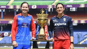 WPL 2024 Final: ಚೊಚ್ಚಲ ಟ್ರೋಫಿಗೆ ಆರ್ಸಿಬಿ vs ಡೆಲ್ಲಿ ಕ್ಯಾಪಿಟಲ್ಸ್ ಫೈಟ್; ಫೈನಲ್ಗೆ ಸಂಭಾವ್ಯ ಆಡುವ 11ರ ಬಳಗ WPL 2024 Final: ಚೊಚ್ಚಲ ಟ್ರೋಫಿಗೆ ಆರ್ಸಿಬಿ vs ಡೆಲ್ಲಿ ಕ್ಯಾಪಿಟಲ್ಸ್ ಫೈಟ್; ಫೈನಲ್ಗೆ ಸಂಭಾವ್ಯ ಆಡುವ 11ರ ಬಳಗ