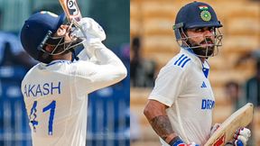  IND vs BAN: ವಿರಾಟ್ ಕೊಹ್ಲಿ ಬ್ಯಾಟ್‌ನಿಂದ ಭರ್ಜರಿ ಸಿಕ್ಸರ್ಸ್ ಸಿಡಿಸಿದ ಆಕಾಶ್ ದೀಪ್ 