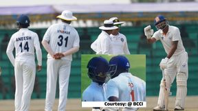 ಇದೆಲ್ಲಾ ಬೇಕಿತ್ತಾ: ಕರ್ನಾಟಕದ ಆಟಗಾರನಿಗೆ ಹೆಲ್ಮೆಟ್ನಿಂದ ಡಿಚ್ಚಿ ಹೊಡೆದ ಜಮ್ಮು ನಾಯಕ ಇದೆಲ್ಲಾ ಬೇಕಿತ್ತಾ: ಕರ್ನಾಟಕದ ಆಟಗಾರನಿಗೆ ಹೆಲ್ಮೆಟ್ನಿಂದ ಡಿಚ್ಚಿ ಹೊಡೆದ ಜಮ್ಮು ನಾಯಕ